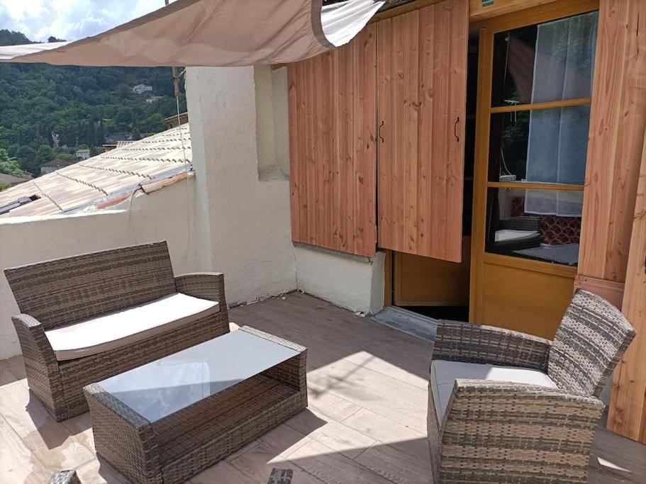 Grand Gite Terrasses Largentiere Largentière Exterior foto
